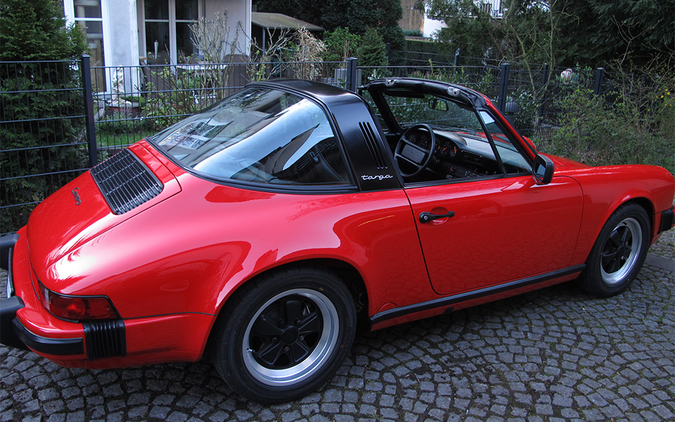 1987 Porsche 911 Targa, indischrot