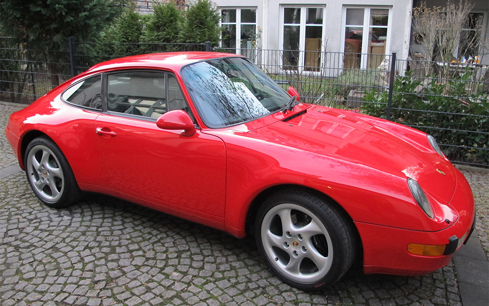 1996 Porsche 911/993 Coupé, indischrot