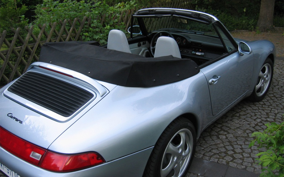 1995 Porsche 911/993 Cabriolet, polarsilber