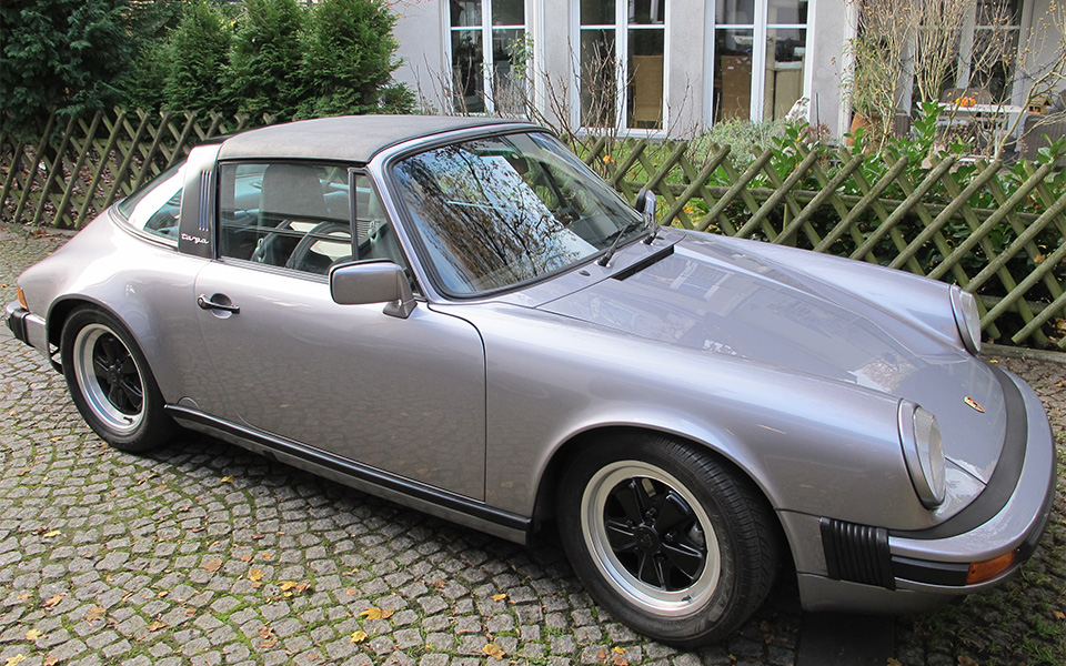 1988 Porsche 911 Targa, diamantblaumetallic